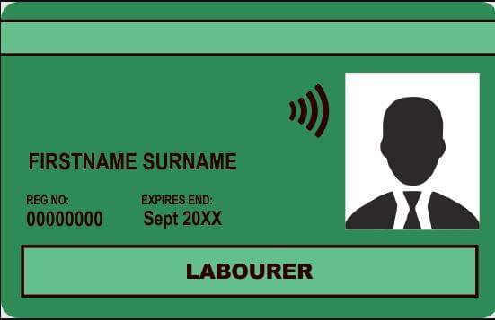 Green Labourer CSCS Card